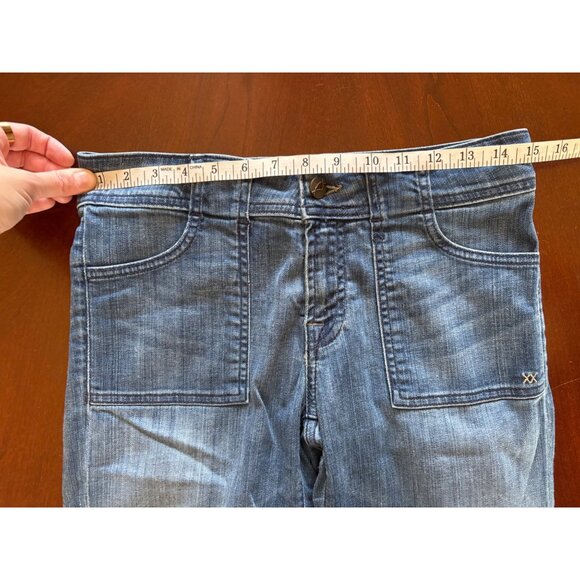 Vintage Genetic Denim Y2K Mutated Gene Wide Leg Jeans Made in USA Size 28 - Picture 8 of 16